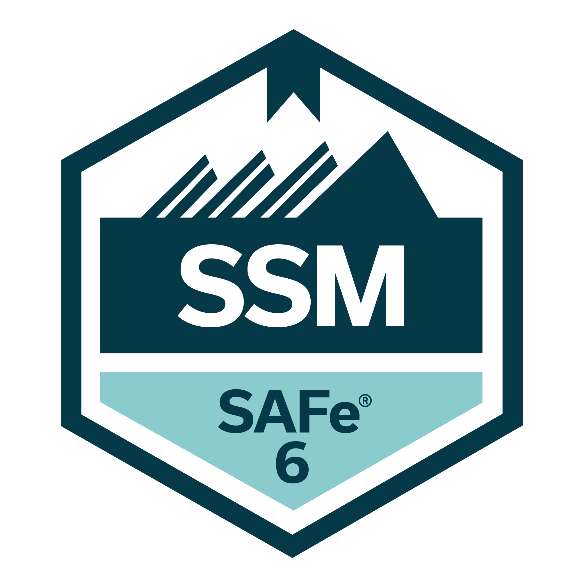 Certified SAFe® 6 Scrum Master badge for Moses Olabhele Esangbedo
