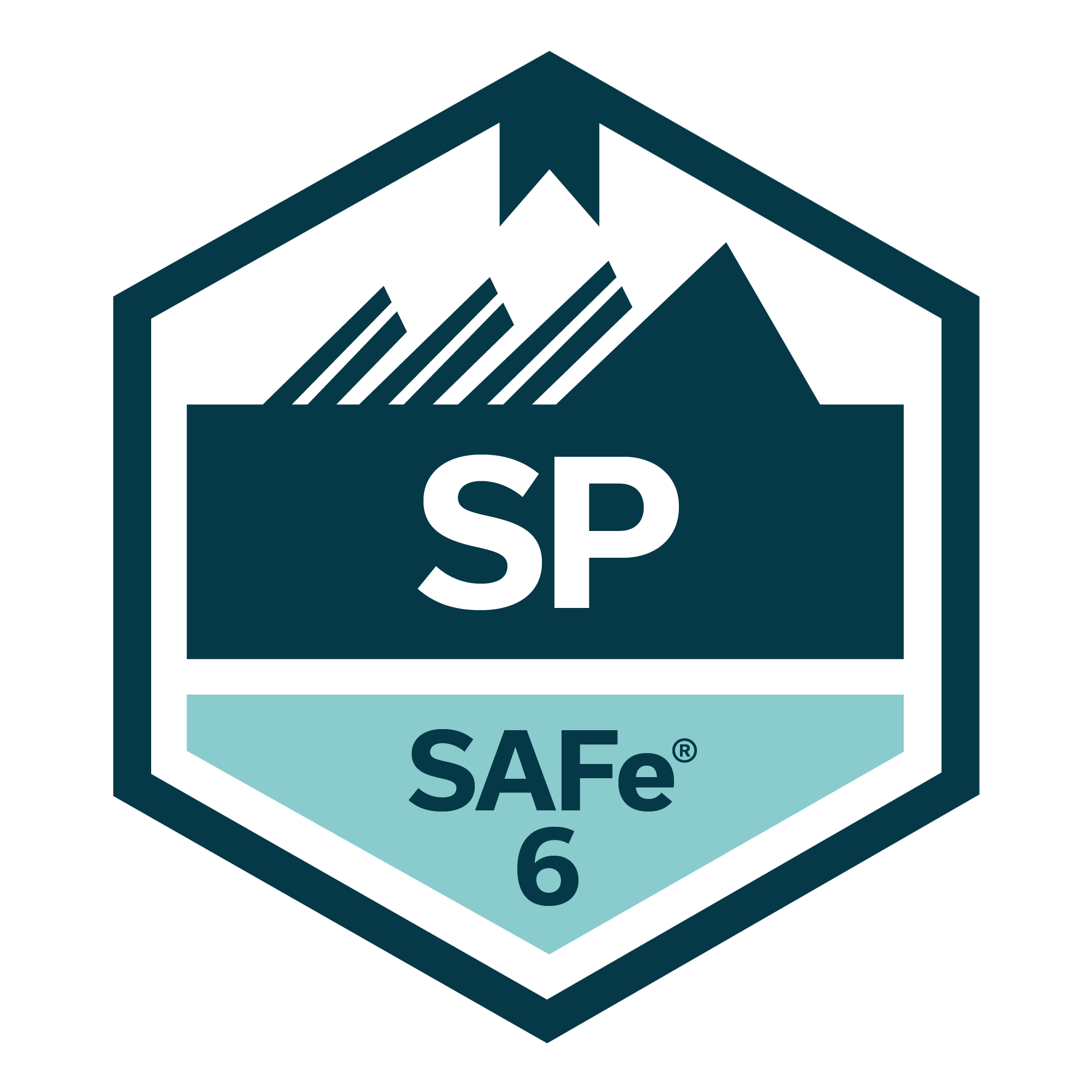 Certified SAFe® 6 Practitioner badge for Moses Olabhele Esangbedo