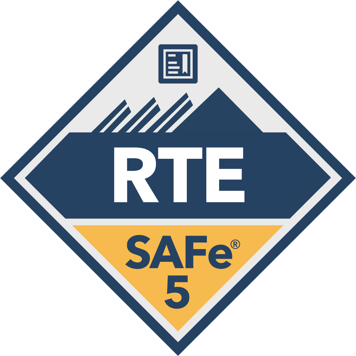 Certified SAFe® 5 Release Train Engineer badge for Moses Olabhele Esangbedo